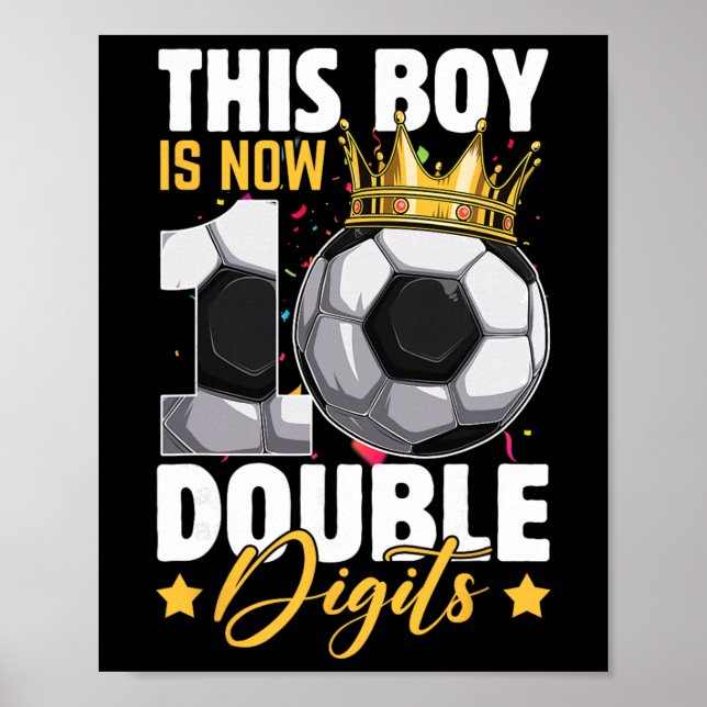 Affiche Ce garçon maintenant 10 Double Chiffres Football 1 (Devant)