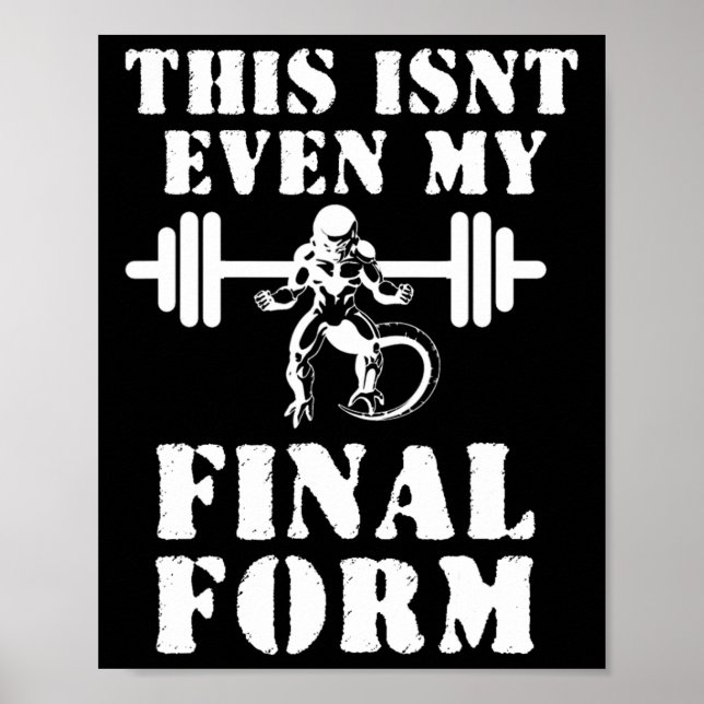 Affiche Ce n'est même pas ma forme finale de gym (Devant)
