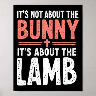 Affiche Ce n'est pas à propos du lapin, c'est à propos de