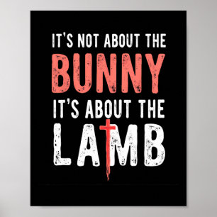 Affiche Ce n'est pas à propos du lapin, c'est à propos de
