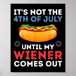 Affiche Ce N'Est Pas Le 4 juillet Jusqu'À Ce Que Mon Évier