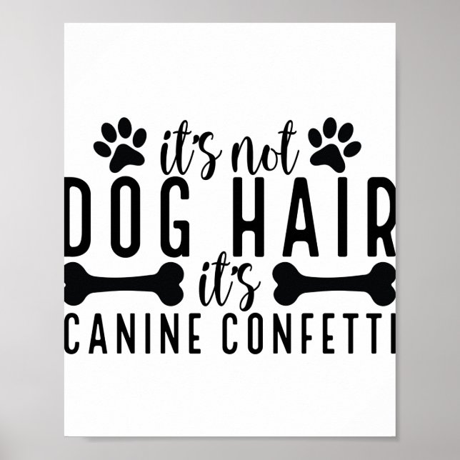 Affiche Ce n'est pas les cheveux de chien c'est Canine Con (Devant)