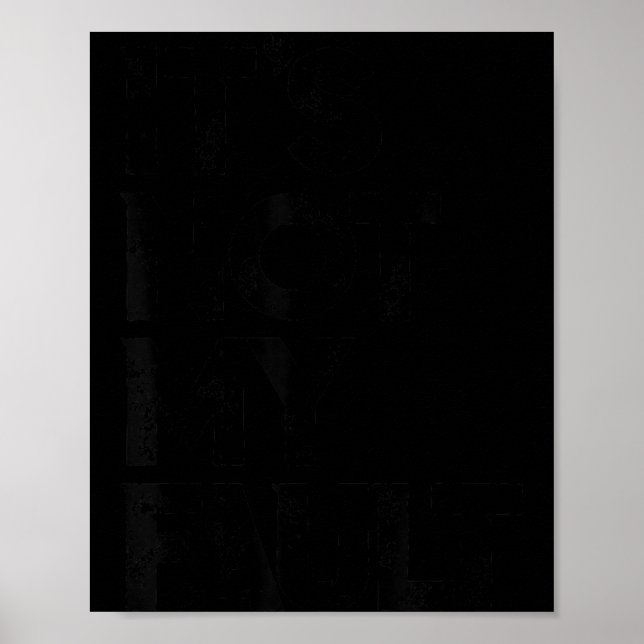 Affiche Ce n'est pas ma faute (Devant)
