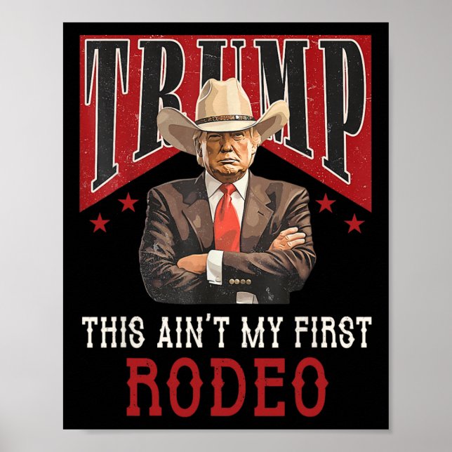 Affiche Ce n'est pas ma première chemise de rodéo Western  (Devant)