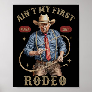 Affiche Ce n'est pas mon premier rodéo cowboy occidental d