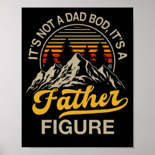 Affiche Ce n'est pas un papa Bod C'est un père Fête des pè