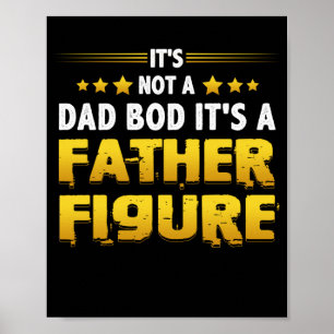 Affiche Ce n'est pas un papa Bod C'est une Fête des pères 