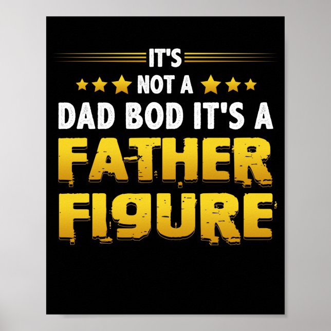 Affiche Ce n'est pas un papa Bod C'est une Fête des pères  (Devant)