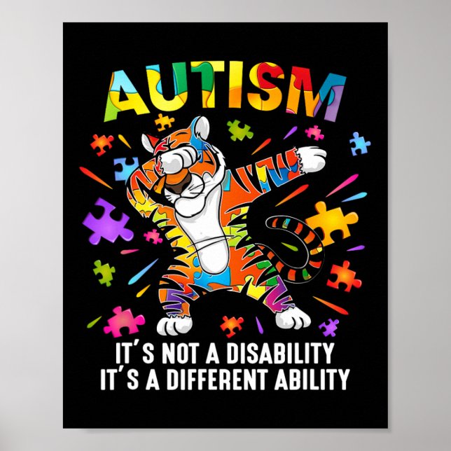 Affiche Ce n'est pas une Sensibilisation sur l'autisme de  (Devant)