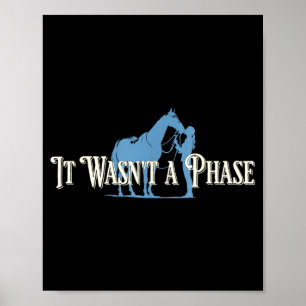 Affiche Ce n'était pas une phase drôle amateur de chevaux