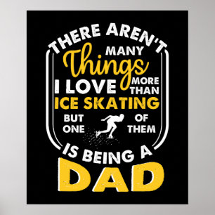 Affiche Ce Que J'Aime Plus Que Le Patinage Sur Glace, C'Es
