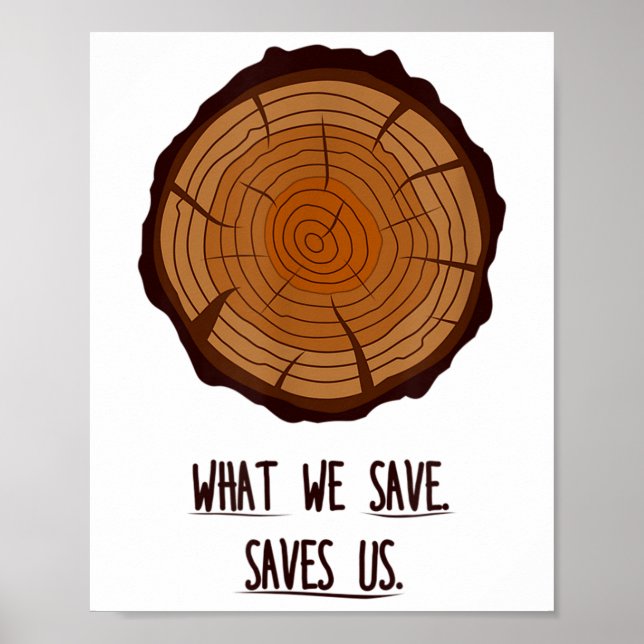 Affiche Ce que nous nous sauvons Protection des forêts nat (Devant)