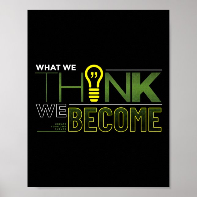 Affiche Ce Que Nous Pensons Devenir Sticker (Devant)