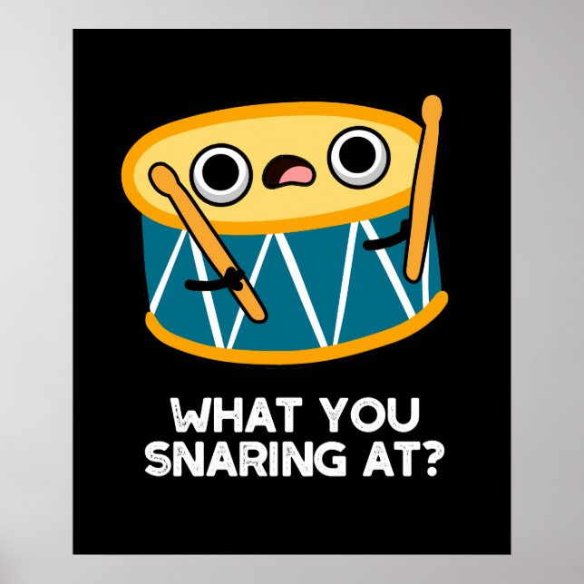 Affiche Ce que vous chantez à Funny Drummer Drum Pun Dark  (Devant)