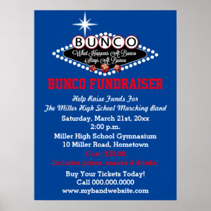 Affiche Ce Qui Se Passe Au Bunco Fundraiser