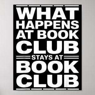 Affiche Ce qui se passe au club de lecture lecteur drôle