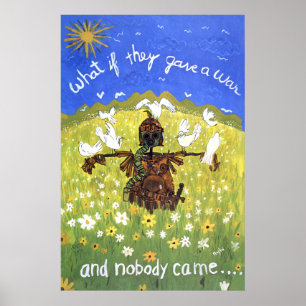 Affiche Ce qui si elles donnaient une guerre et personne