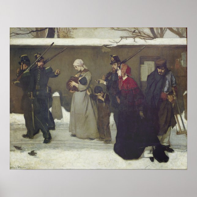 Affiche Ce qu'on appelle le vagabondage ou chasseurs de Vi (Devant)