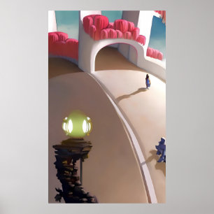 Affiche Ce Rêve Est Son Voyage, Pas Son Art De Destination
