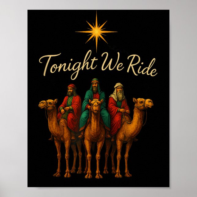 Affiche Ce soir nous chevauchons  (Devant)