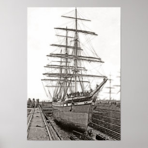 Affiche Ce talus 1892 de bateau