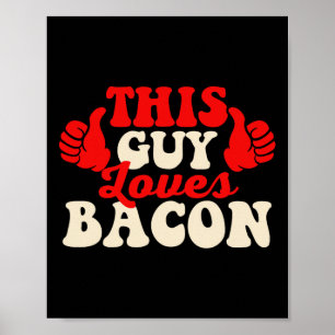 Affiche Ce type aime Con - Amateur de Con BBQ porc grillan
