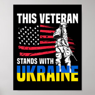 Affiche Ce vétéran se tient avec l'Ukraine 4