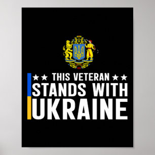 Affiche Ce vétéran se tient avec l'Ukraine 5