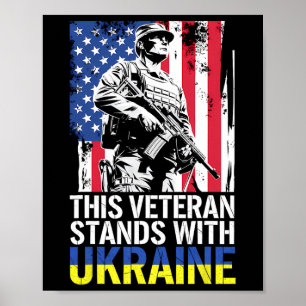 Affiche Ce vétéran se tient avec l'Ukraine 7
