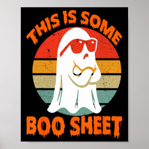 Affiche Ceci Est Une Feuille De Boite Halloween Ghost Funn
