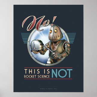 Affiche Ceci n'est PAS l'affiche Rocket Science (16x20")