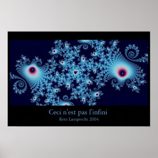 Affiche Ceci n'est pas l'infini