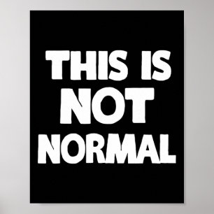 Affiche Ceci n'est pas un Tee-shirt normal anti-Trump Impe