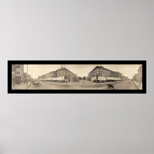 Affiche Cedar Falls, IA Photo 1907 (Devant)