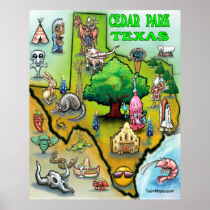 Affiche Cedar Park Texas