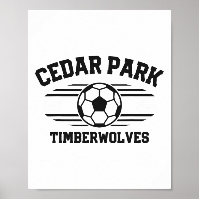 Affiche Cedar Park Timberwolves Soccer Ll 2025  (Devant)