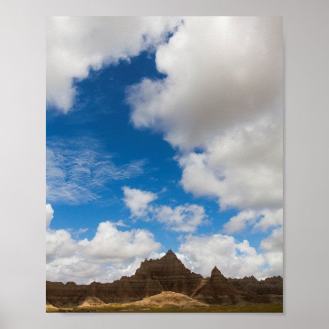 Affiche Cedar Pass Area, Badlands National Park, SD (Devant)