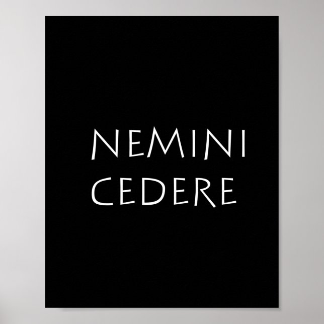 Affiche Cèdre de Nemini (Devant)