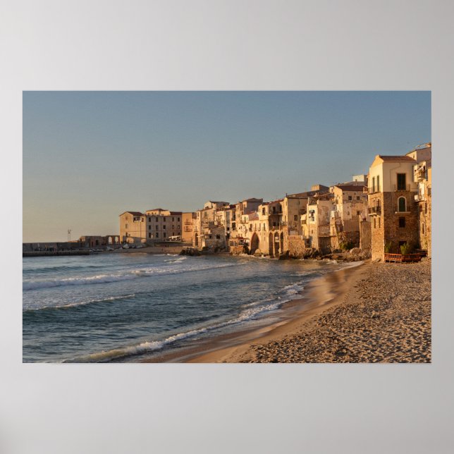 Affiche Cefalu, ville côtière de Sicile (Devant)
