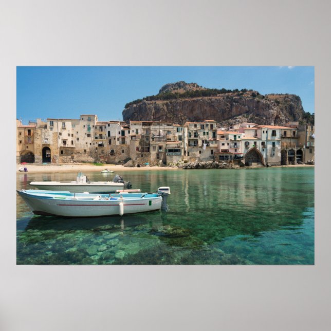 Affiche Cefalu ville de Sicile (Devant)