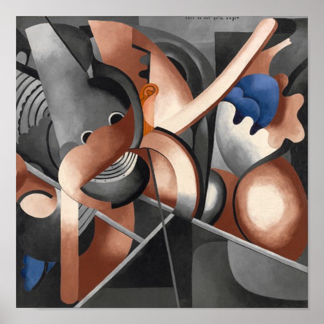 Affiche Cela a un rapport avec moi | Francis Picabia | (Devant)