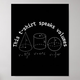 Affiche Cela En Dit Long C'est Marrant Maths Science Geek