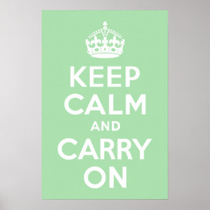 Affiche Celadon Keep Calm and Carry On