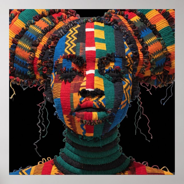 Affiche célébrant les femmes noires colorées (Devant)