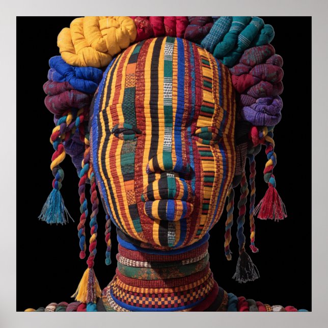 Affiche célébrant les femmes noires colorées (Devant)