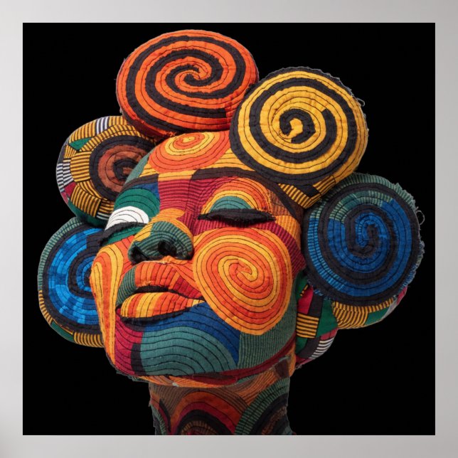 Affiche célébrant les femmes noires colorées (Devant)