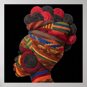 Affiche célébrant les femmes noires colorées