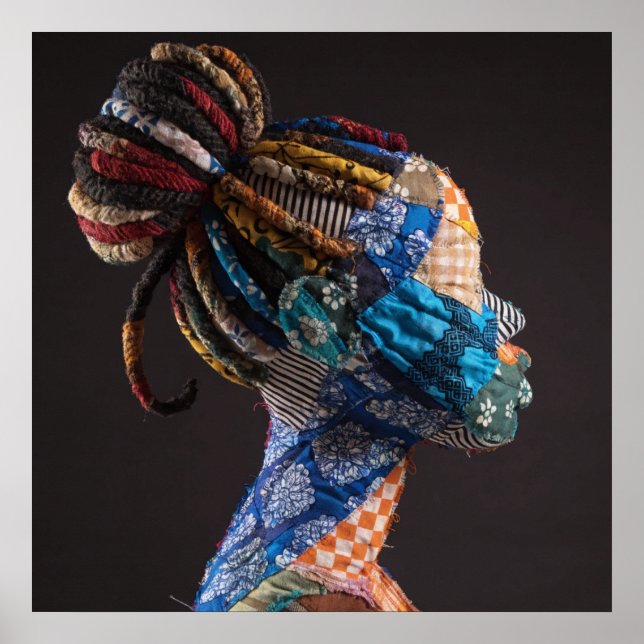 Affiche célébrant les femmes noires colorées (Devant)