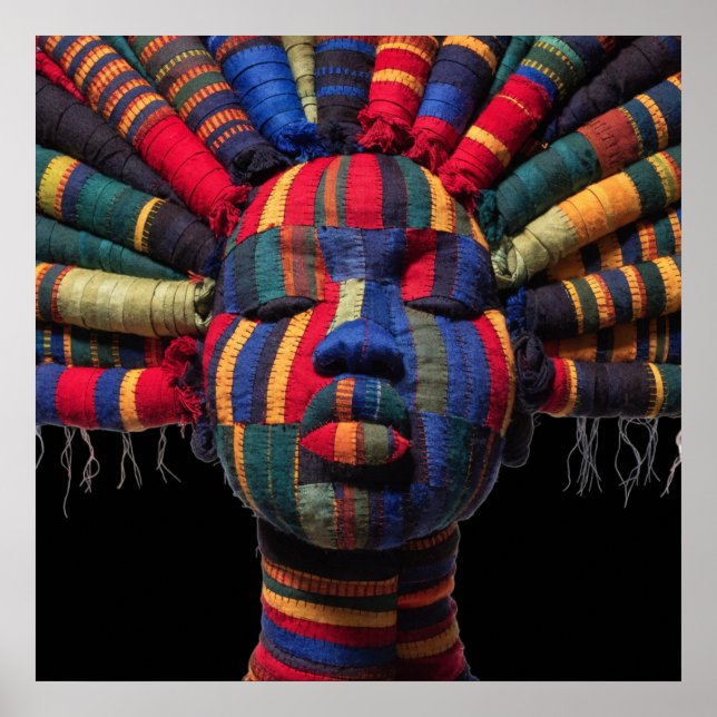 Affiche célébrant les femmes noires colorées (Devant)