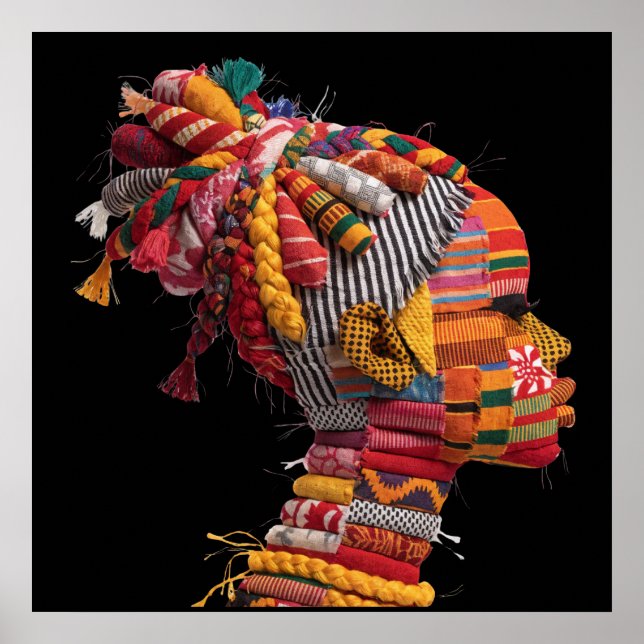 Affiche célébrant les femmes noires colorées (Devant)